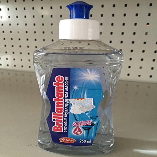 BRILLANTANTE STOVIGLIE BRILLANTI SENZA MACCHIA CON ACETO NATURALE 250 ML X 3 BOTTIGLIE