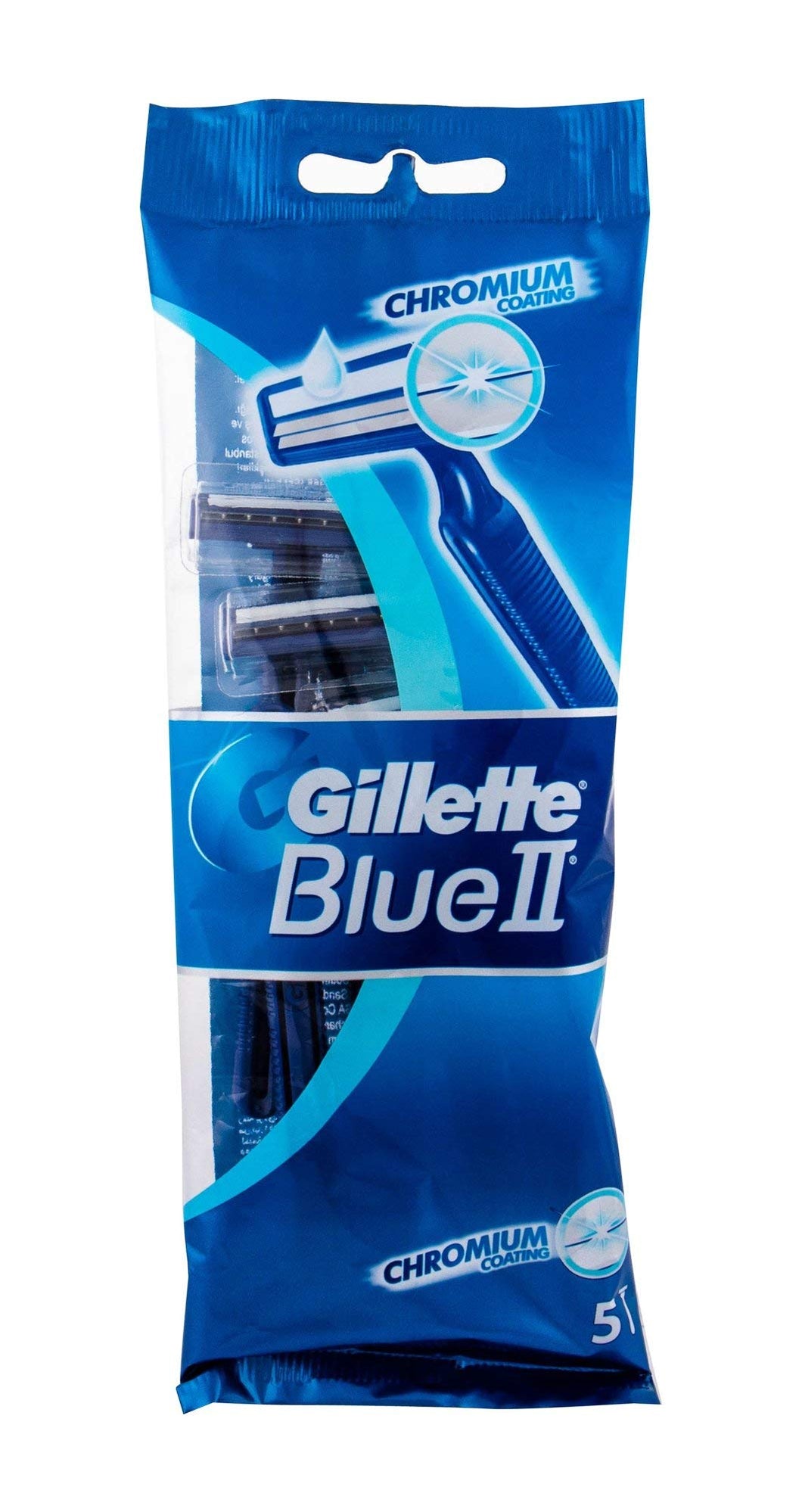 RASOI Gillette Blue II BARBA  Shaving Razors 5 X 5
