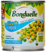 Carica l&#39;immagine nel visualizzatore di Gallery, Bonduelle Mais e Piselli Cotti al Vapore, 3 x 170g
