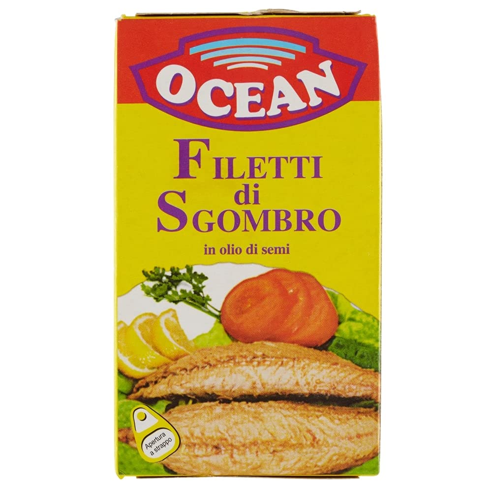 Ocean Filetti di Sgombro in Olio di Semi 125gX8