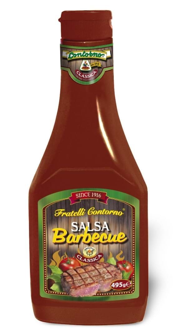 Salsa Barbecue Contorno gr. 495 x 12 bottiglie