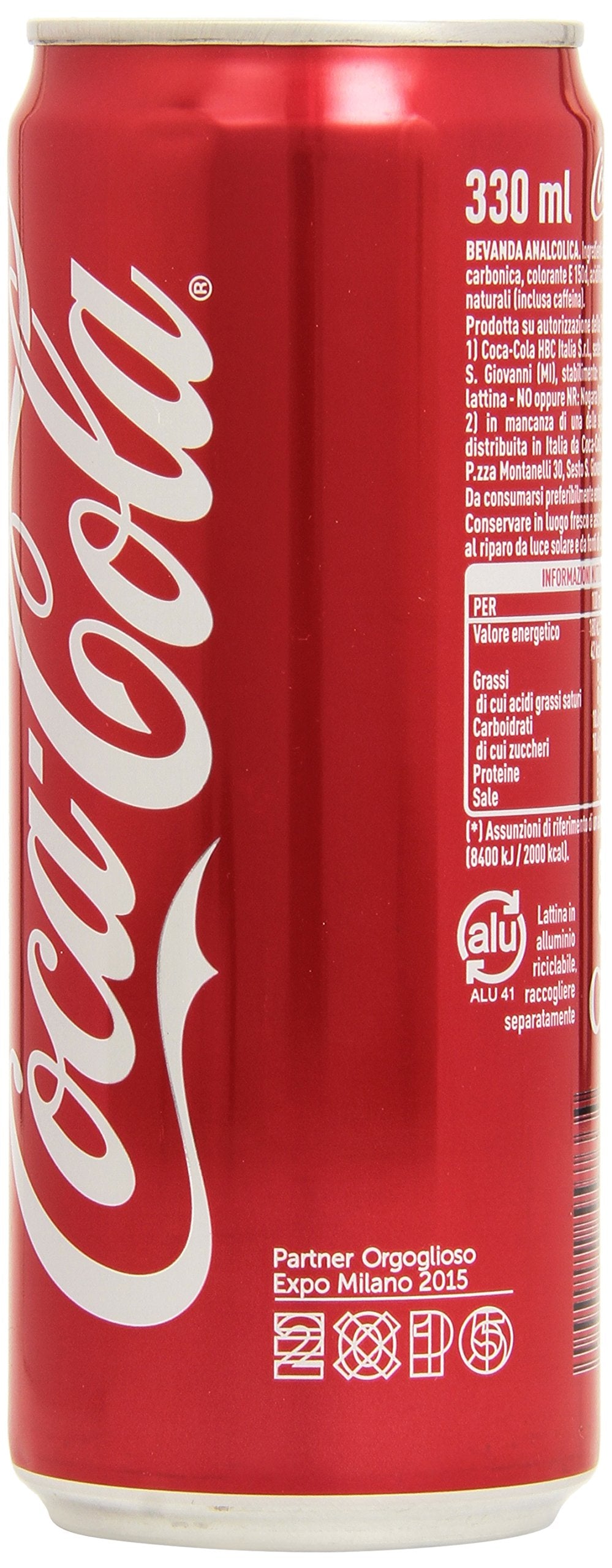 Coca Cola - Bevanda analcolica Frizzante - 24 lattine da 330 ml [1980 ml]
