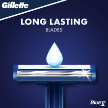 Carica l&#39;immagine nel visualizzatore di Gallery, Gillette Rasoio, Blue Ii Chromium Coating Cuchilla Afeitar Desechable 5 Uds, 200 gr
