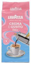 Carica l&#39;immagine nel visualizzatore di Gallery, Lavazza Crema e Gusto Dolce, Caffè macinato, 2x 250g
