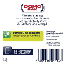 Carica l&#39;immagine nel visualizzatore di Gallery, Domopak sacchetti gelo medi - 23 x 32 cm - 2.5 L - 1 confezione da 20 pezzi, 1 unità, 20

