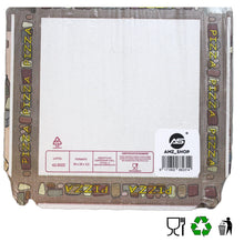 Carica l&#39;immagine nel visualizzatore di Gallery, Confezione da 100 pezzi contenitori pizza da asporto in carta alimentare, pizza box, alimenti caldi, scatola pizza, delivery, cartonpizza riciclabile, dimensioni 29 x 29 x 3.5 cm
