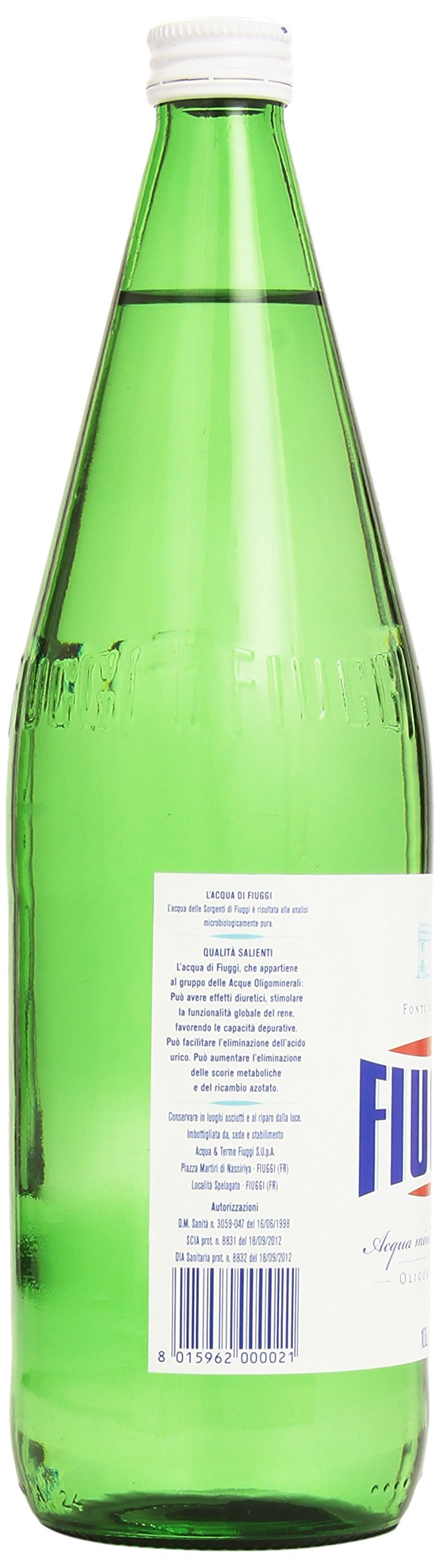 Fiuggi Acqua Minerale Naturale Oligominerale, 1L x 6 bottiglie