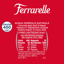 Carica l&#39;immagine nel visualizzatore di Gallery, Ferrarelle Acqua Minerale Effervescente Naturale, 6 x 1.5L
