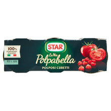 Carica l'immagine nel visualizzatore di Gallery, Star Polpabella, Polposi Cubetti, Pomodoro 100% Italiano, 3 x 400g
