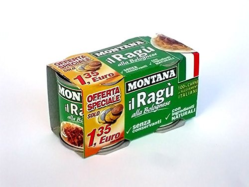 Ragu alla bolognese Montana gr. 100 x 2 x 6 confezioni