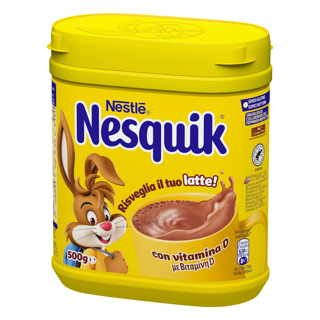 NESQUIK Preparato Solubile per Bevanda con Cacao Magro 500g