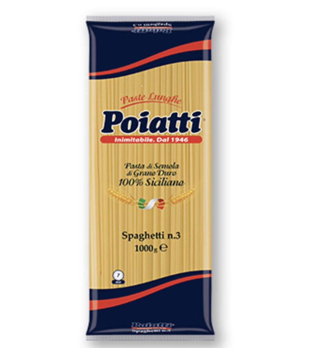 Pasta Poiatti Spaghetti n 3 kg 1 X 6 PZ