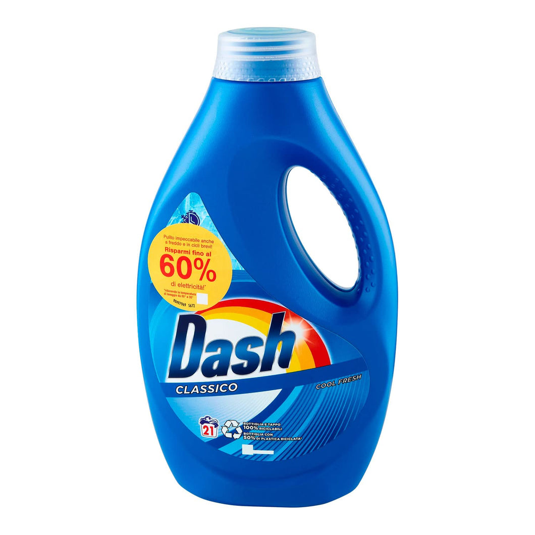 Dash Detersivo Liquido Base Regolare 21 Lavaggi, 1050 ml