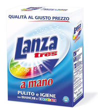Carica l&#39;immagine nel visualizzatore di Gallery, Lanza Detersivo per Bucato a Mano, Pulito e Igiene su Bianchi e Colorati - 380 gr x 16 confezioni
