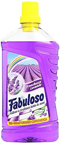 Fabuloso lava Pavimenti all profumo di lavanda lt. 1 x 6 bottiglie
