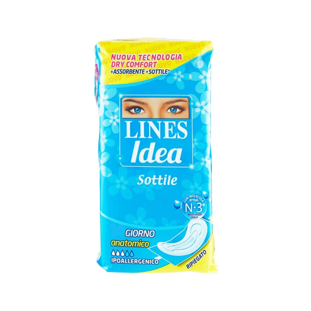 idea sottile anatomico ripiegato 12 assorbenti
