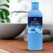 Carica l&#39;immagine nel visualizzatore di Gallery, Felce Azzurra Bagnodoccia Muschio Bianco, Profumo Rilassante, 650ml
