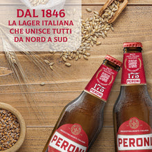 Carica l&#39;immagine nel visualizzatore di Gallery, Peroni Birra 175 Anniversario, Cassa Birra con 24 Birre in Bottiglia da 33 cl, 7.92 L, Birra Lager con Malto 100% Italiano dal Gusto Moderatamente Amaro, Gradazione Alcolica 4.7% Vol
