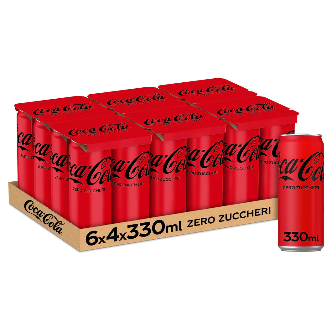 Coca-Cola Zero Zuccheri – 24 Lattine da 330 ml