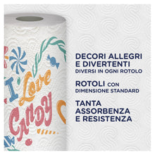 Carica l&#39;immagine nel visualizzatore di Gallery, Scottex Casa Family, Carta Da Cucina, Morbida e Resistente, Ultra assorbente, Con Carta certificata FSC, 32 Rotoli

