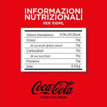 Carica l'immagine nel visualizzatore di Gallery, Coca-Cola Zero Zuccheri – 24 Lattine da 150 ml, Tutto il Gusto della Formula Coca-Cola Senza Calorie, Coca-Cola Mini Lattine, Lattina 100% riciclabile, Bevanda Analcolica con Edulcoranti
