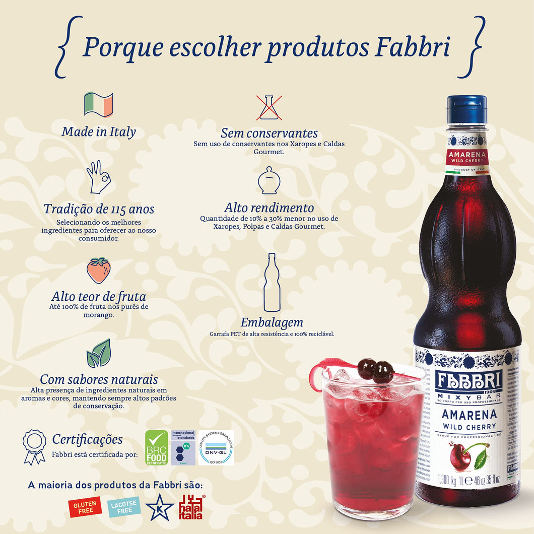 Fabbri Sciroppo Fragola 560ml