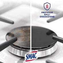 Carica l&#39;immagine nel visualizzatore di Gallery, Smac - Gas, Detergente per Piastre e Fornelli, Azione Pulente e Brillantezza, Protegge dall&#39;Annerimento, 500 ml
