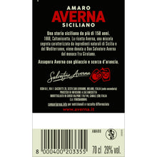Carica l&#39;immagine nel visualizzatore di Gallery, Averna - Amaro Siciliano, 70 cl, 29% Vol
