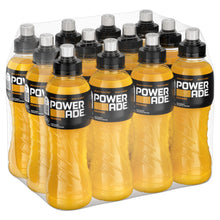 Carica l&#39;immagine nel visualizzatore di Gallery, Powerade Orange Sport Drink – 12 Bottiglie da 500 ml, Bevanda Isotonica, Bottiglia Ergonomica in PET 100% Riciclabile con Tappo Sport, Soluzione di Carboidrati e Elettroliti
