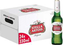 Carica l'immagine nel visualizzatore di Gallery, Stella Artois Birra, Bottiglia - Pacco da 24 x 330 ml

