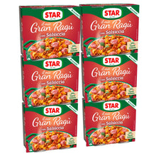Carica l'immagine nel visualizzatore di Gallery, Star Il Mio Gran Ragù con Salsiccia Sugo Pronto con Pomodoro e Carne Suina Italiana Conserva Senza Glutine - 12 Lattine da 180g
