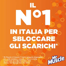 Carica l&#39;immagine nel visualizzatore di Gallery, Mr Muscle Idraulico Gel, Disgorgante per Tubi e Scarichi, SICURO PER I TUBI - Formato Scorta da 3 pezzi da 1000 ml
