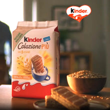 Carica l&#39;immagine nel visualizzatore di Gallery, Kinder Colazione Più - 10 Merendine di Pan di Spagna Integrale ai 5 Cereali, con Ripieno di Malto e Cacao, Ottime a Colazione e Merenda, Confezione da 290 Grammi
