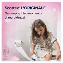 Carica l&#39;immagine nel visualizzatore di Gallery, Scottex L&#39;Originale Carta Igienica, Morbida e Assorbente, Confezione 100% Riciclabile, Fatto in Italia, 10 Rotoli Regular
