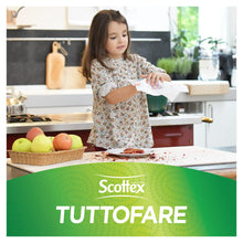 Carica l&#39;immagine nel visualizzatore di Gallery, Scottex Tutto Fare, Carta Da Cucina, Morbida e Resistente, Ultra assorbente, Con Carta certificata FSC, 24 Maxi Rotoli
