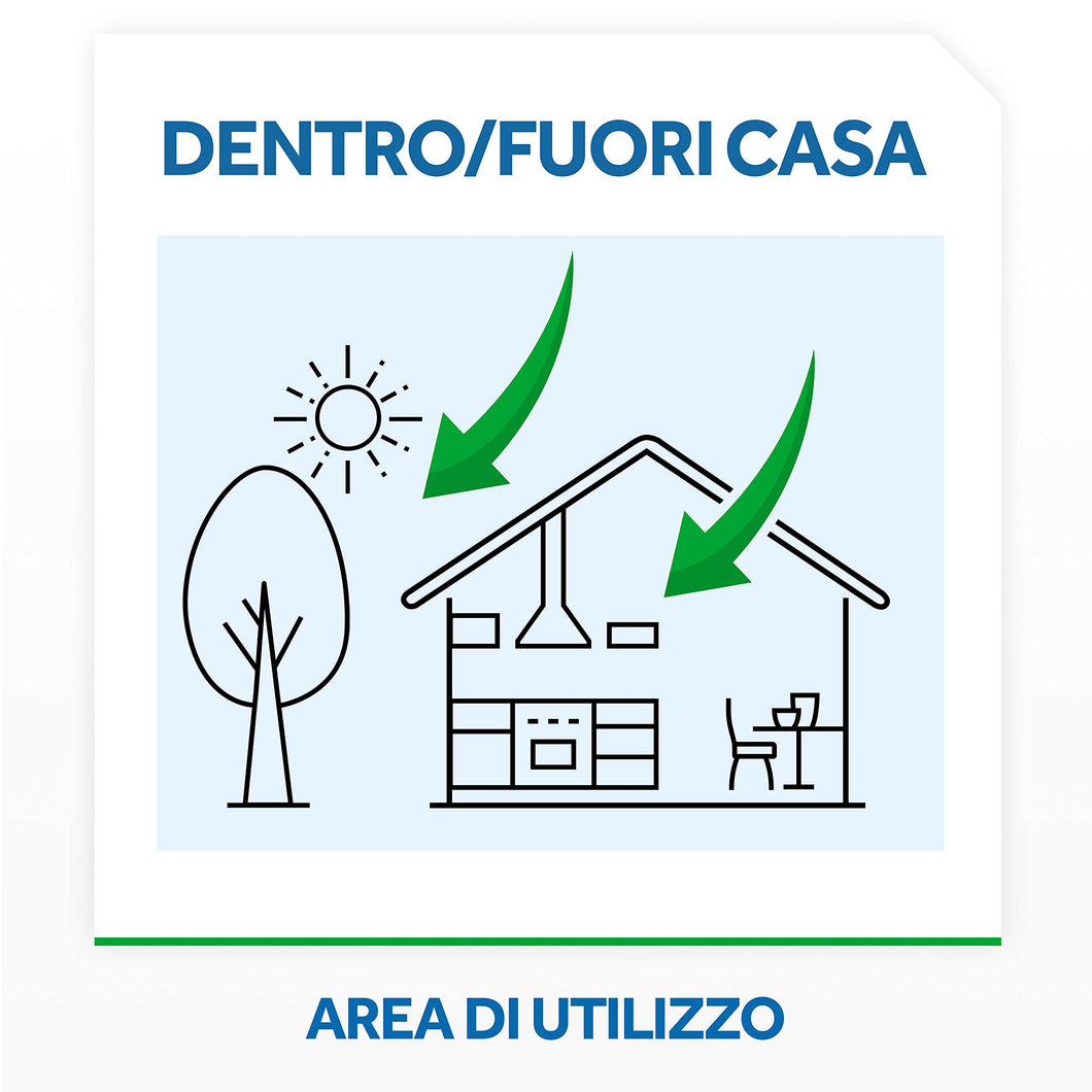 Raid Mosche e Zanzare Spray Insetticida, Antizanzare e Antimosche, Azione Rapida, Confezione da 12 pezzi (12 x 400ml)