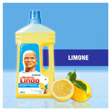 Carica l&#39;immagine nel visualizzatore di Gallery, Mastro Lindo Detersivo Pavimenti Limone, Maxi Formato 6 Pezzi da 950 Ml, 5.7 L
