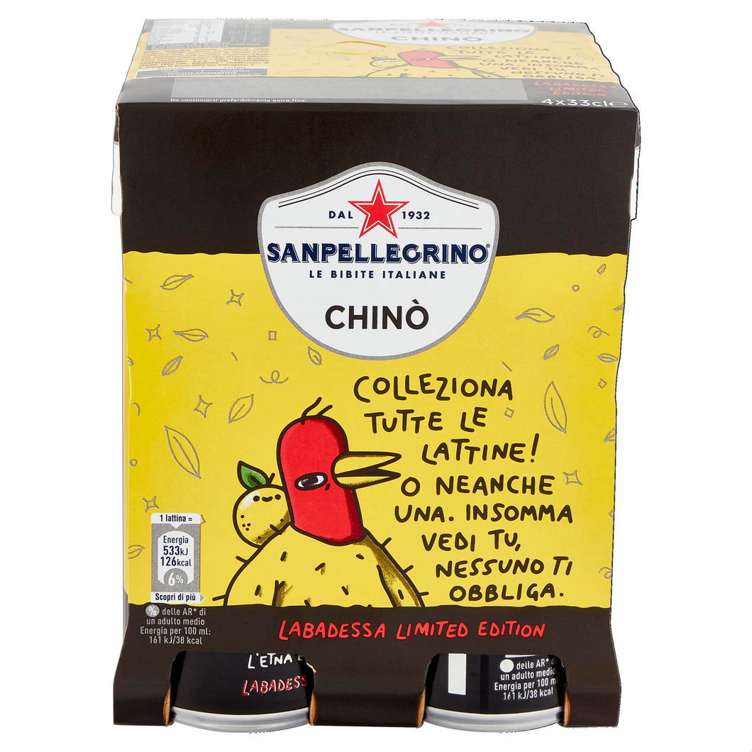 Bibite Sanpellegrino Chinò lat. 4x33cl
