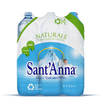 Carica l&#39;immagine nel visualizzatore di Gallery, Sant&#39;Anna Acqua Minerale Naturale, 1.5L, Confezione da 6 (6 x 1.5L)
