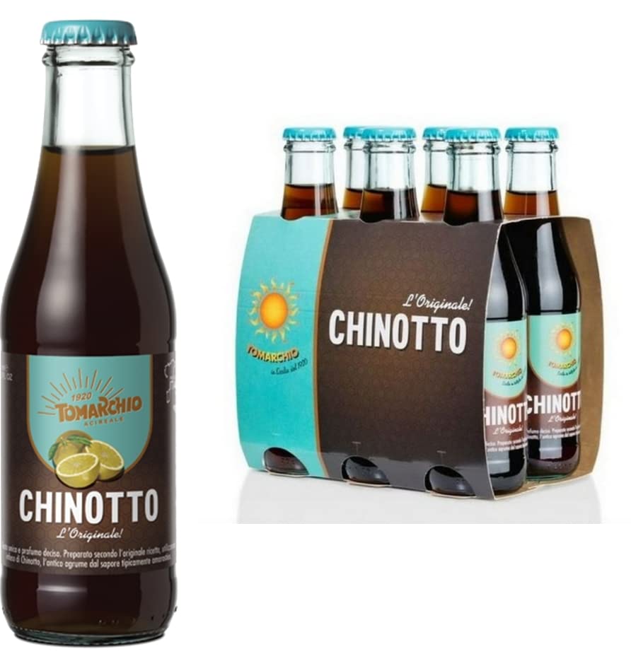 Sicilia Bedda - BIBITE TOMARCHIO IN BOTTIGLIA VETRO - Prodotto 100% Siciliano (24 Bottiglie Chinotto)