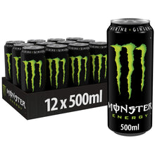 Carica l&#39;immagine nel visualizzatore di Gallery, Monster Energy Lattina, Energy Drink, Energia, Eccitante, con Taurina e Caffeina 0,5 l

