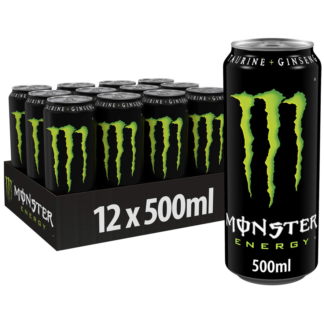 Monster Energy Lattina, Energy Drink, Energia, Eccitante, con Taurina e Caffeina 0,5 l