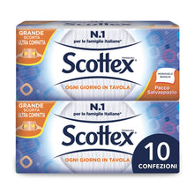 Carica l&#39;immagine nel visualizzatore di Gallery, Scottex Tovaglioli Monovelo Formato Scorta Salvaspazio, 10 Confezioni da 288 Tovaglioli
