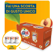 Carica l&#39;immagine nel visualizzatore di Gallery, Estathé Pesca - The Freddo con Vero Infuso di Foglie di The e Succo di Pesca, Bevanda Analcolica Senza Glutine, 72 Bicchierini da 200 ml
