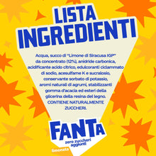 Carica l&#39;immagine nel visualizzatore di Gallery, Fanta Zero Zuccheri Gusto Limone, con Succo di Limone di Siracusa, Senza Zuccheri Aggiunti e Conservanti, Lattina 100% riciclabile, Gusto Rinfrescante - 24 lattine da 330 ml
