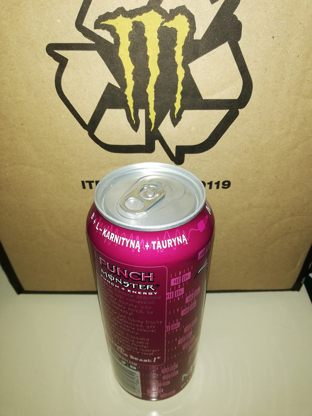 1 x 12 Monster Energy Punch Mixxd Lattina PL (12 x 0,5L)