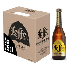 Carica l'immagine nel visualizzatore di Gallery, Leffe Blonde, Birra Bottiglia - Pacco da 6x75cl

