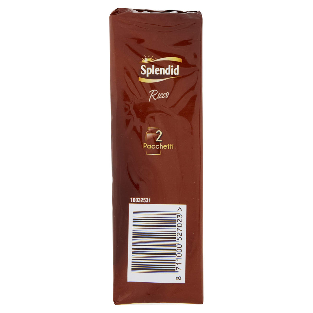 Splendid - Caffè Macinato Gusto Ricco - Miscela Caffè per Moka - 8 confezioni Bipack da 250 gr (Totale 4 Kg)