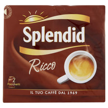 Carica l&#39;immagine nel visualizzatore di Gallery, Splendid - Caffè Macinato Gusto Ricco - Miscela Caffè per Moka - 8 confezioni Bipack da 250 gr (Totale 4 Kg)

