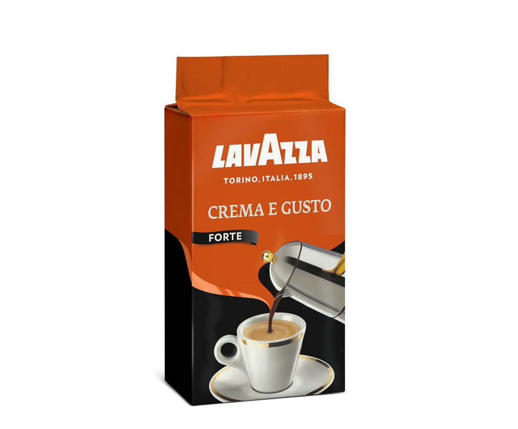 Lavazza Caffè Macinato Crema e Gusto Forte -500 gr [2 Confezioni da 250g]